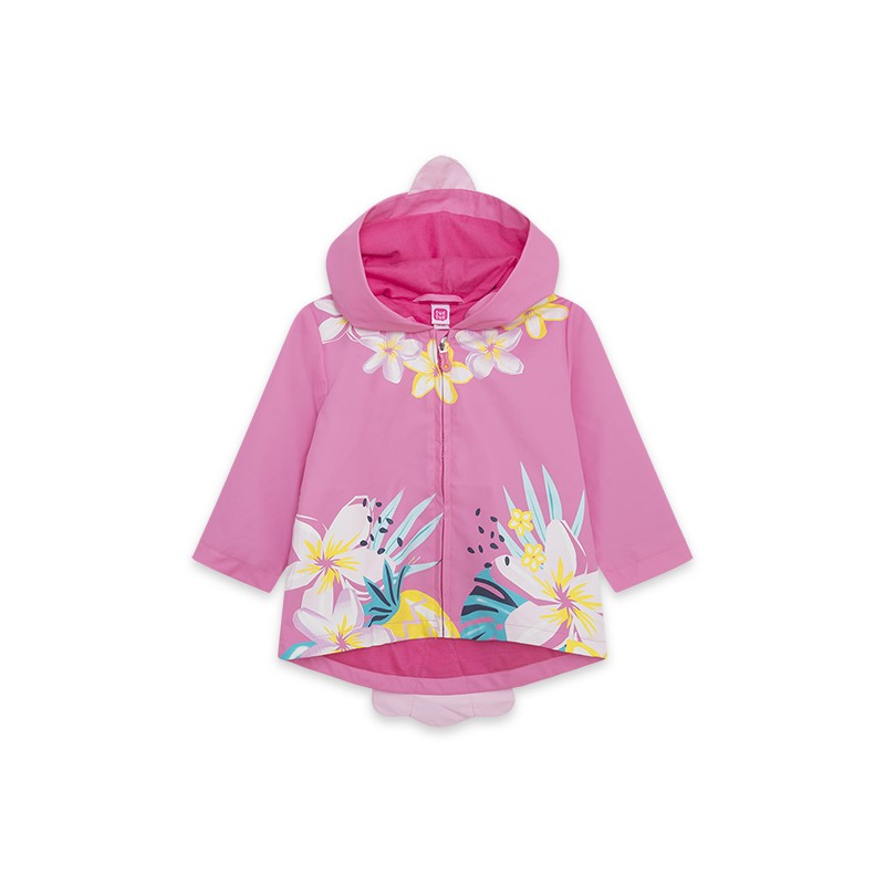 raincoat with flowers