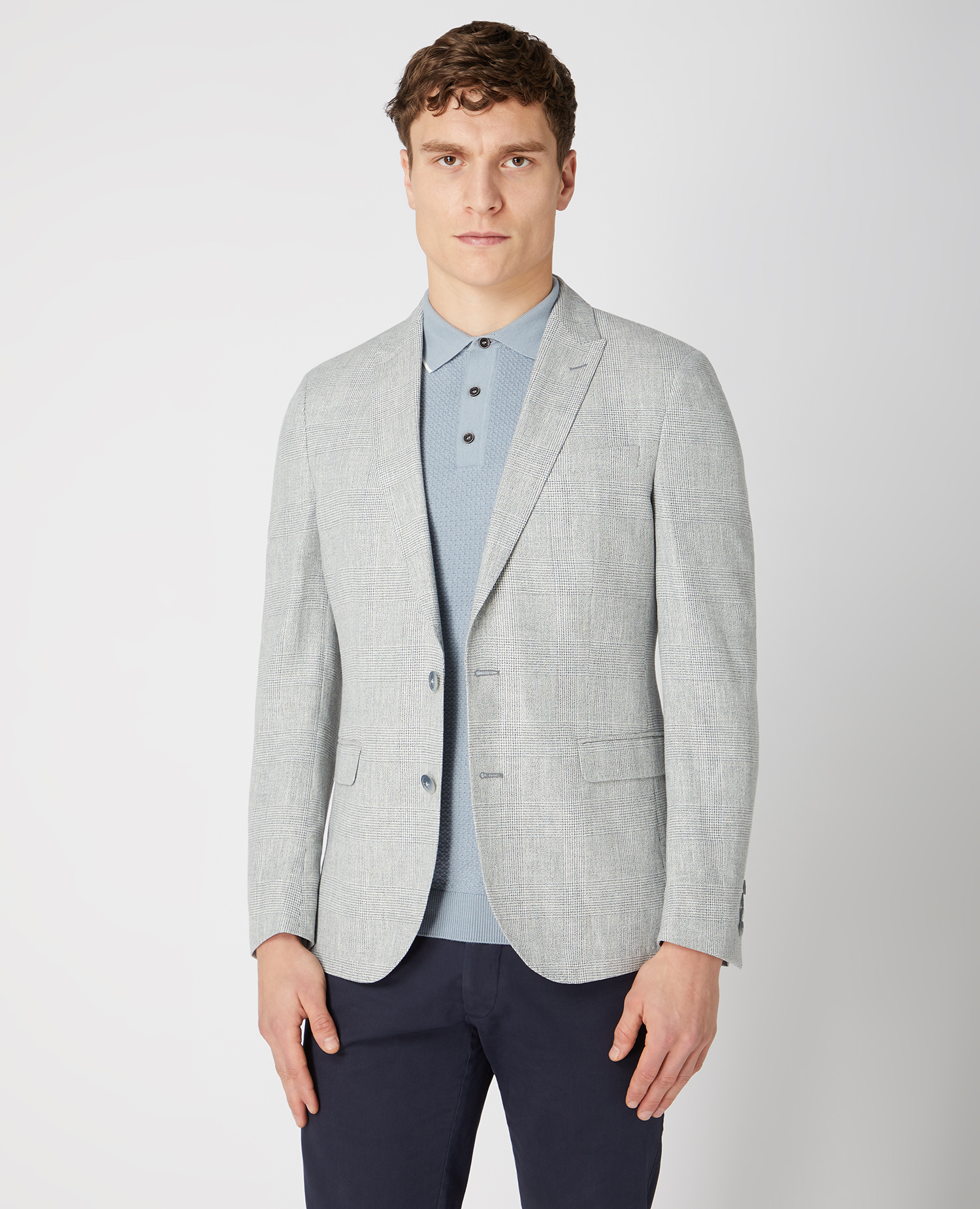 Remus Uomo Deano Jacket - Light Grey - Hores Stores