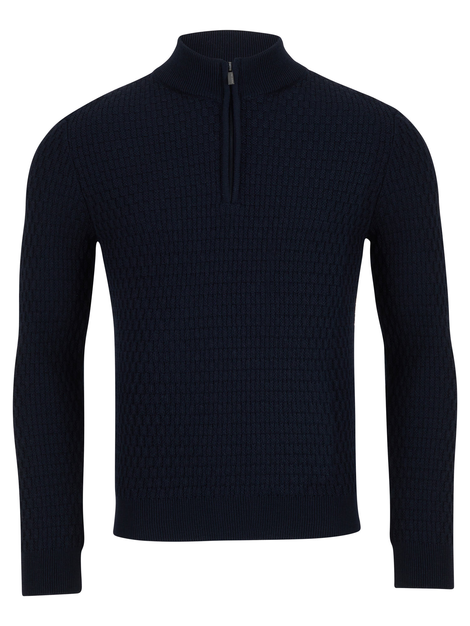 Remus Uomo Navy Long Sleeve Sweater - Hores Stores