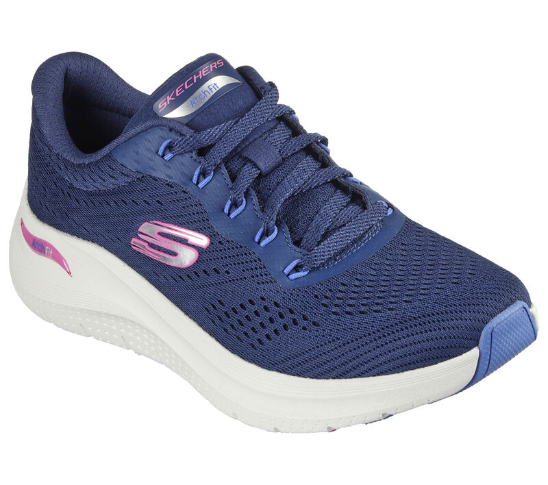 Skechers Arch Fit Big League - Navy/Multi - Hores Stores