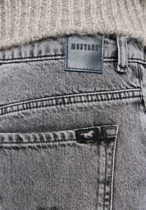 Mustang Charlotte Tapered Wash Grey - Image 5