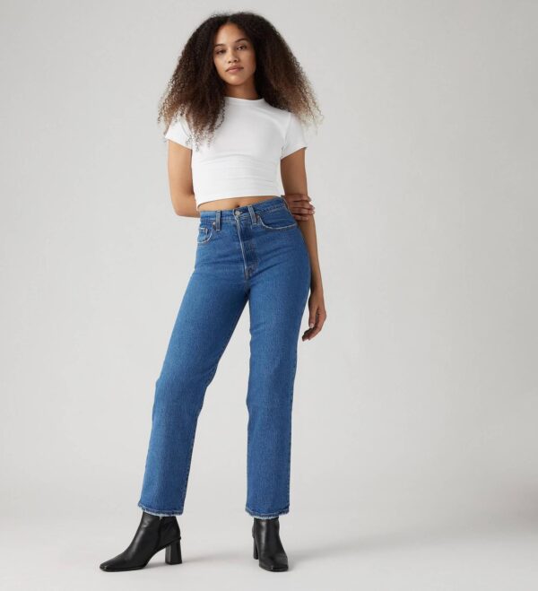 Levi’s Ribcage Straight Ankle Jeans - Jazz Pop