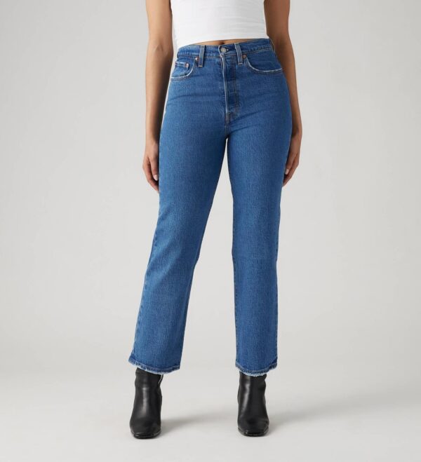 Levi’s Ribcage Straight Ankle Jeans - Jazz Pop - Image 4