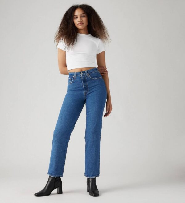 Levi’s Ribcage Straight Ankle Jeans - Jazz Pop - Image 5