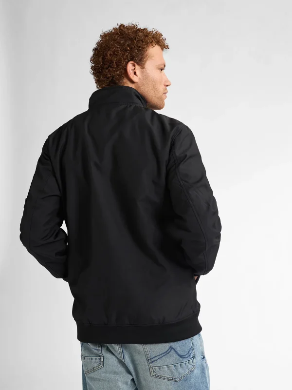 Petrol Men Bomber Jacket - Dark Black - Image 2