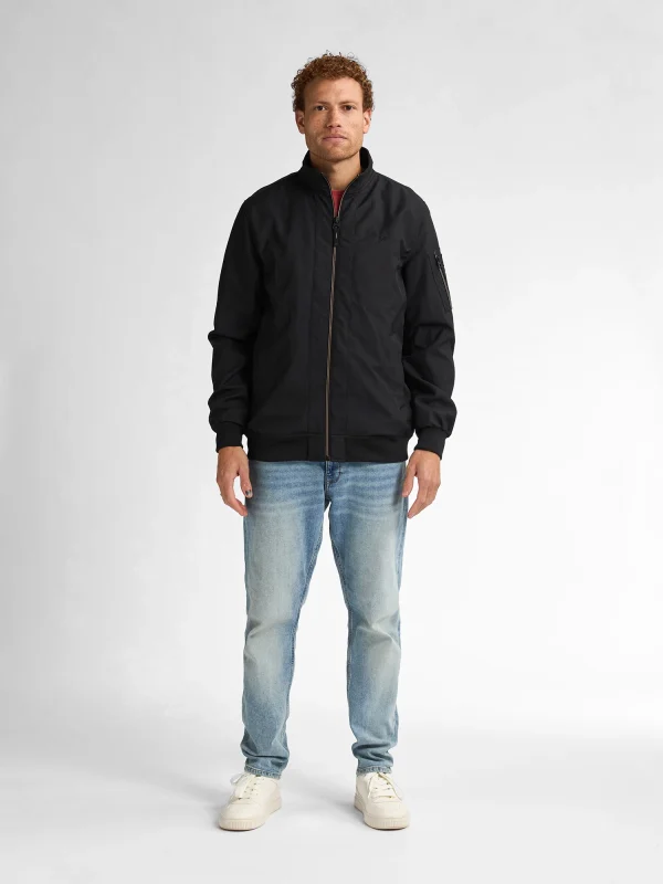 Petrol Men Bomber Jacket - Dark Black - Image 3