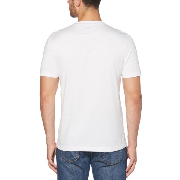 Original Penguin Pin Point Logo Organic Cotton T-Shirt - Bright White - Image 2