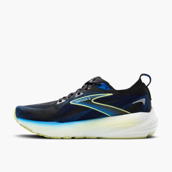 Brooks Glycerin 22 - Black/Cobalt/Neo Yellow - Image 2