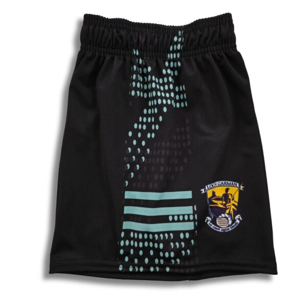 O'Neills Wexford GAA Training Shorts - Black / Green - Image 3