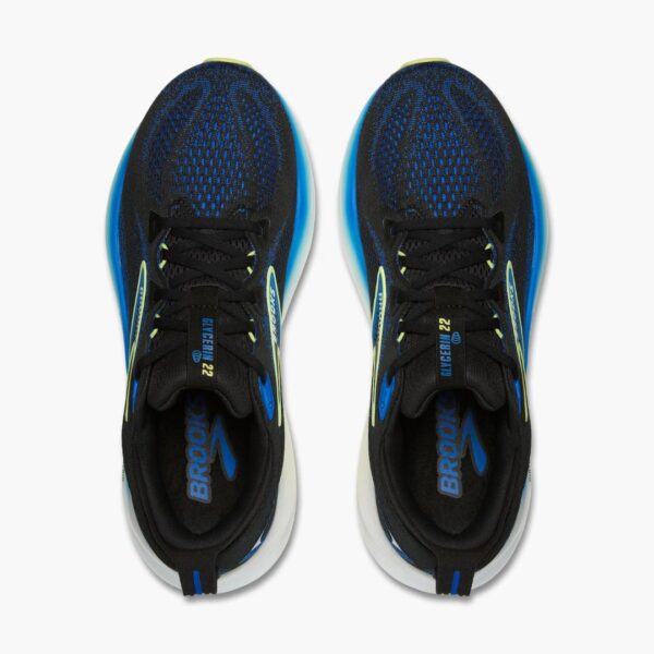 Brooks Glycerin 22 - Black/Cobalt/Neo Yellow - Image 4