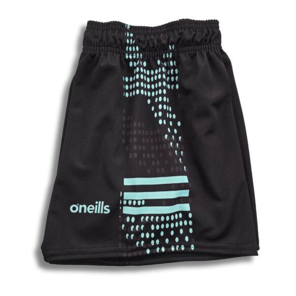 O'Neills Wexford GAA Training Shorts - Black / Green - Image 2